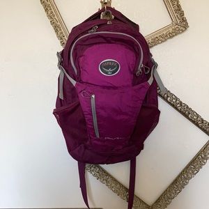 Osprey purple backpack